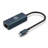 Сетевой адаптер HP USB-C to RJ45 Ethernet 1000Mbps blue