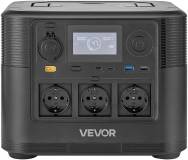 Зарядная станция Vevor Portable Power Station M9 1200W/806Wh