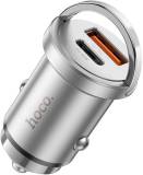 Зарядка HOCO NZ10 Handy USB-A/Type-C Silver