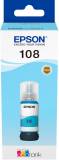 Чернило Epson 108 EcoTank Light Cyan ink bot C13T09C54A