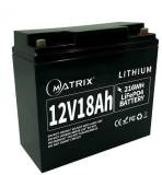 Аккумулятор Matrix 12.8V-18Ah 230.4Wh MLR 1218