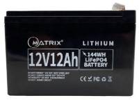 Аккумулятор Matrix 12.8V-12Ah 153.6Wh MLR 1212