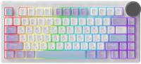 Клавиатура Ajazz AK820 V2 Coconut Flake Switch Wireless/Bluetooth/U AK820-V2-CF-PWB