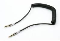 Кабель DENGOS 3.5mm M to 3.5mm M 1.0m black AUDIO-PLS-PRUZH-BLACK