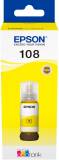 Чернило Epson 108 EcoTank Yellow ink bottle C13T09C44A