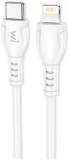 Кабель Wibrand USB-C to Lightning 1.0m PD PVC white WI.DC/BO1W-CL