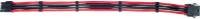 Кабель QUBE для блока питания QUBE 6+2P VGA Black-Red QBW8PBR