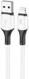 Кабель Wibrand USB 2.0 AM to Lightning 1.0m silicone white WI.DC/MA1W-UL