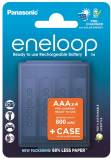 Аккумулятор Panasonic Eneloop AAA 800 мАг, NI-MH, 4 шт, з кейсом для збе BK-4MCDEC4CP