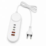 Зарядка XoKo 2xUSB QC 18W + 2xUSB-C PD35W XK-QC-505