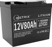 Аккумулятор Matrix 12.8V-80Ah 1024kWh MLR 1280