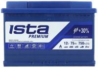 Аккумулятор ISTA Premium 75Ah 750A L+ (L3)