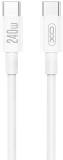 Кабель XO USB-C to USB-C 1.0m 240w White NB-Q298-CC.white