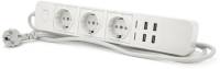 Фильтр VOLTRONIC 3 роз, 4USB, 2м Black ТВ-Т09