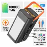 Павербанк HOCO 100000mAh Action 22.5W PD, QC, LED display + flash DB49 / 715352