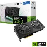 Видеокарта PNY GeForce RTX 5080 Dual-Fan Slim Overclocked 16GB VCG508016DFSXPB1-O