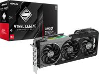 Видеокарта ASRock Radeon RX 9070 XT Steel Legend Dark 16GB RX9070XT SLD 16G