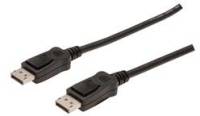 Подробнее о Digitus Кабель Displayport (AM/ AM) 2м, Black/ Черный AK-340100-020-S
