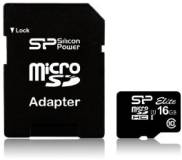 Подробнее о Silicon Power Elite microSDHC 16GB Class 10 UHS-I + адаптер SP016GBSTHBU1V10SP