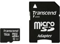 Подробнее о Transcend microSDHC 16 GB Class 10 UHS-I Premium + SD ad TS16GUSDU1