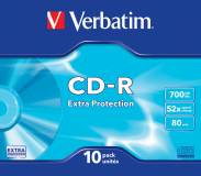 Подробнее о Verbatim CD-R 700Mb 52х, Extra Protection Slim Case 43415