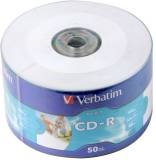Подробнее о Verbatim TapeWrap 52X EXTRA PROTECTION INKJET PRINTABLE  SURFACE 50 pcs 43794