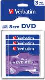 Подробнее о Verbatim DVD-R Disc Mini Dual Layer 4x, 2.6Gb Slim Case Matt Silver 43632