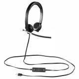 Подробнее о Logitech H650e Dual USB Wired Headset 981-000519