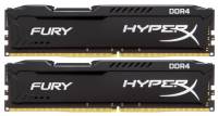 Память Kingston HyperX Fury Black DDR4 8Gb (2x4Gb) 2400MHz CL15 Kit HX424C15FBK2/8