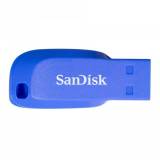 Подробнее о SanDisk Cruzer Blade 16GB  Blue Electric USB 2.0 SDCZ50C-016G-B35BE