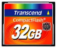 Подробнее о Transcend CompactFlash Ultra Speed 32GB 133x TS32GCF133