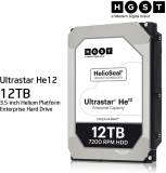 Подробнее о HGST Ultrastar He12 12Tb 7200rpm 256Mb 0F30146