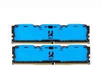 Подробнее о Goodram Iridium X Blue DDRBGG4 16Gb (2x8Gb) 3000MHz CL16 Kit IR-XB3000D464L16S/16GDC