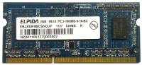 Подробнее о ELPIDA So-Dimm DDR3 2GB 1333MHz CL9 EBJ20UF8BCS0-DJ-F