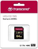 Подробнее о Transcend 700S SDXC 64GB UHS-II U3 C10 V30 TS64GSDC700S