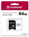 Подробнее о Transcend 300S microSDXC 64GB UHS-I U1 + adapter TS64GUSD300S-A