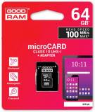 Подробнее о Goodram M1AA microSDXC 64GB Class 10 UHS-I + adapter M1AA-0640R12