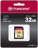 Подробнее о Transcend 500S SDHC 32GB Class10 UHS-I U1 TS32GSDC500S