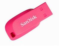 Подробнее о SanDisk Cruzer Blade 16GB Pink USB 2.0 SDCZ50C-016G-B35PE