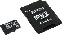 Подробнее о Silicon Power Elite microSDHC 32GB Class 10 UHS-I + adapter SP032GBSTHBU1V10-SP