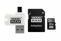 Подробнее о Goodram MicroSDHC 32GB Class10 UHS-I + adapter + OTG Card reader M1A4-0320R12