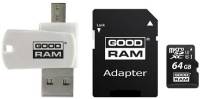 Подробнее о Goodram M1A4 MicroSDXC 64GB UHS-I Class 10 + SD-adapter + OTG Card reader M1A4-0640R12