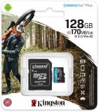 Подробнее о Kingston Canvas Go! Plus microSDXC 128GB + adapter SDCG3/128GB