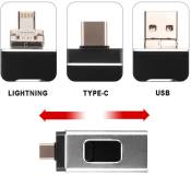 Подробнее о UFT Flash 32GB USB Type A + Type C + Lightning UFTFD32
