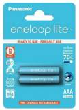 Подробнее о Panasonic Eneloop Lite AAA 550 2BP mAH NI-MH BK-4LCCE/2BE