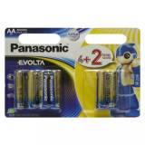 Подробнее о Panasonic EVOLTA AA BLI(4+2) ALKALINE LR6EGE/6B2F