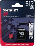 Подробнее о Patriot EP Series microSDXC 512GB + Adapter PEF512GEP31MCX