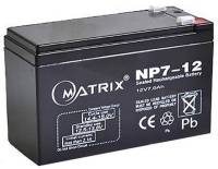 Подробнее о Matrix 12V - 7AH (NP7-12) BAT-MATR-NP7-12