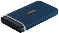 Подробнее о Transcend SSD ESD370C 250GB Navy Blue USB 3.1 Gen2 Type-C TS250GESD370C