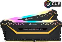 Память Corsair Vengeance RGB Pro Black DDR4 32GB (2x16GB) 3200MHz CL16 Kit CMW32GX4M2E3200C16-TUF